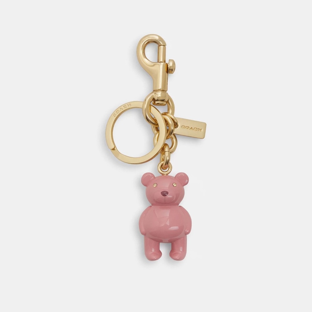 Coach Pink Bear bag Charm